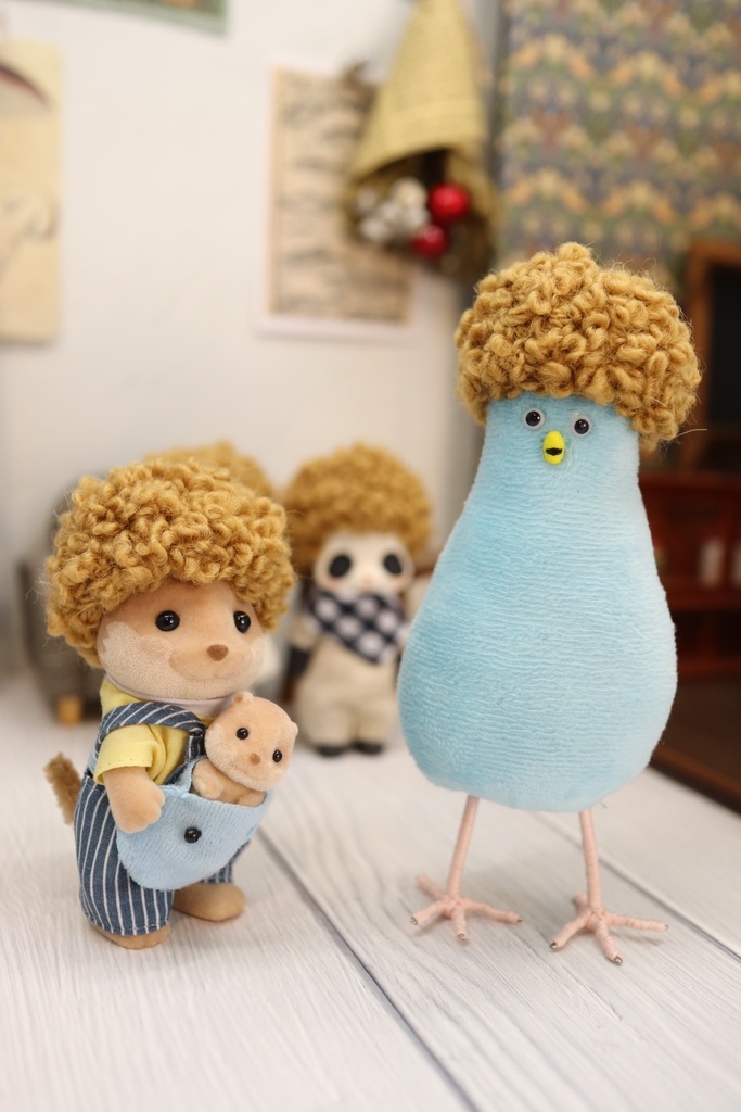 ドール用 高級モジャアフロ