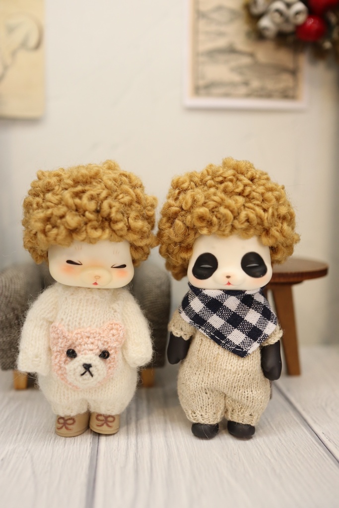 ドール用 高級モジャアフロ