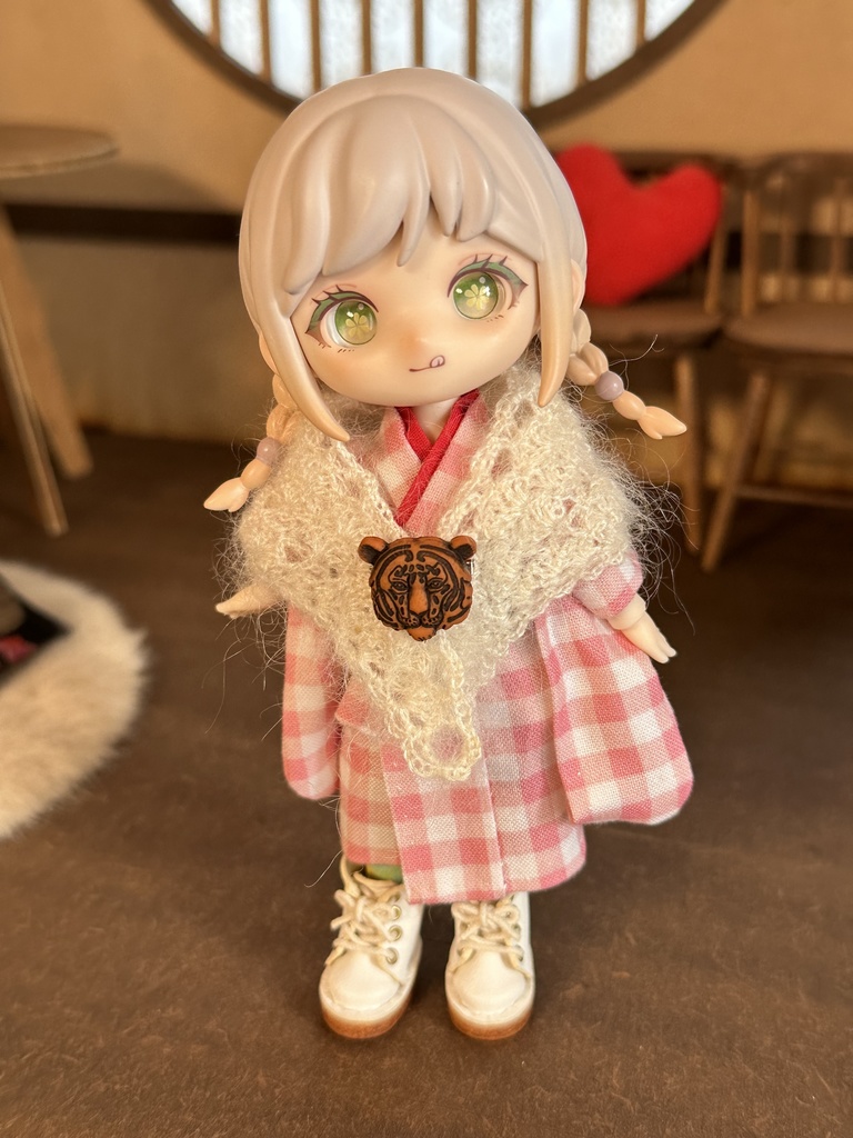 ドール用 どうぶつブローチ