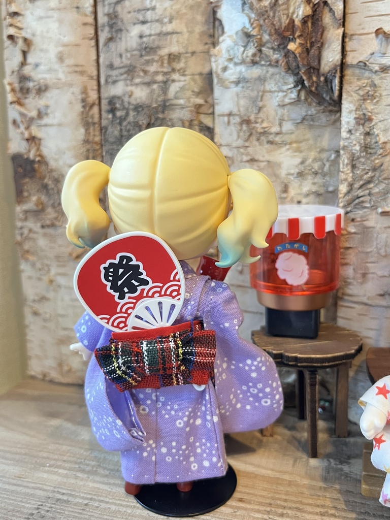 オビツ11 サイズ 浴衣 パープル ねんどろいどどーる