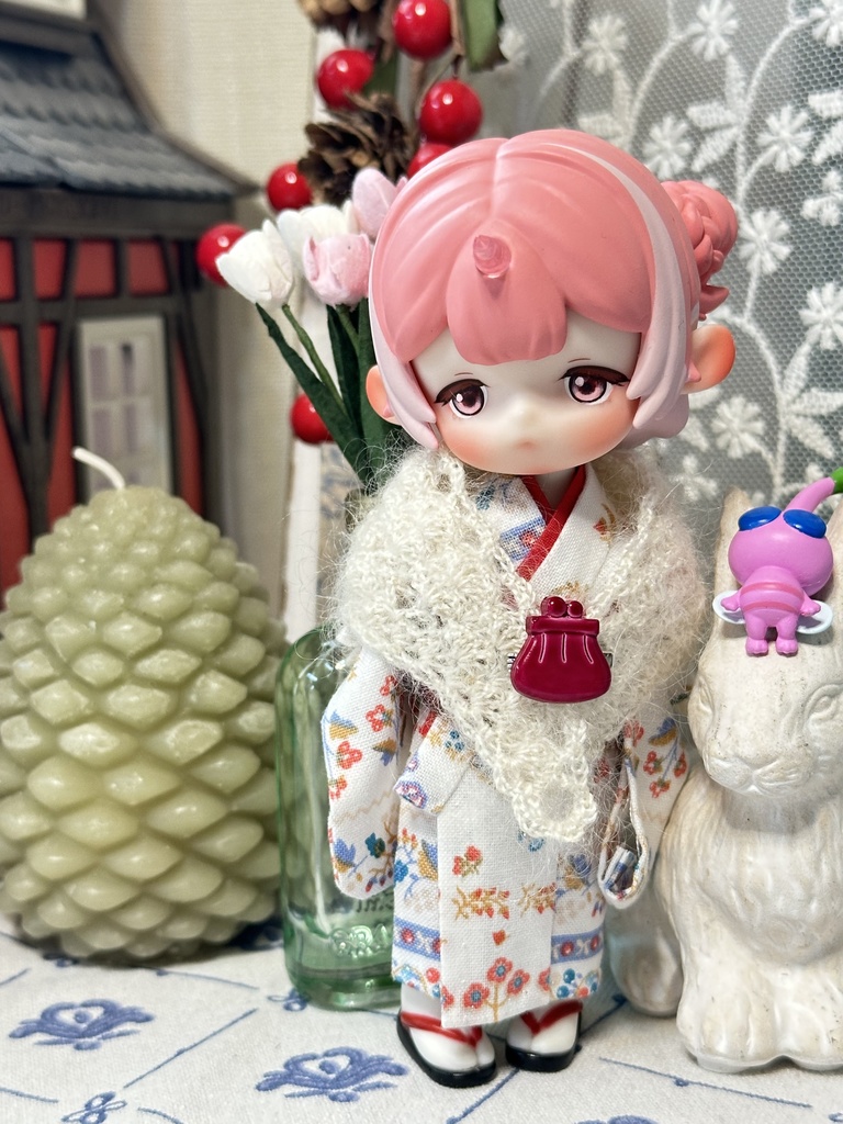 ドール用 ブローチ おさいふ