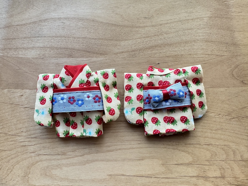 cocoriang kumukuku サイズ いちごお着物