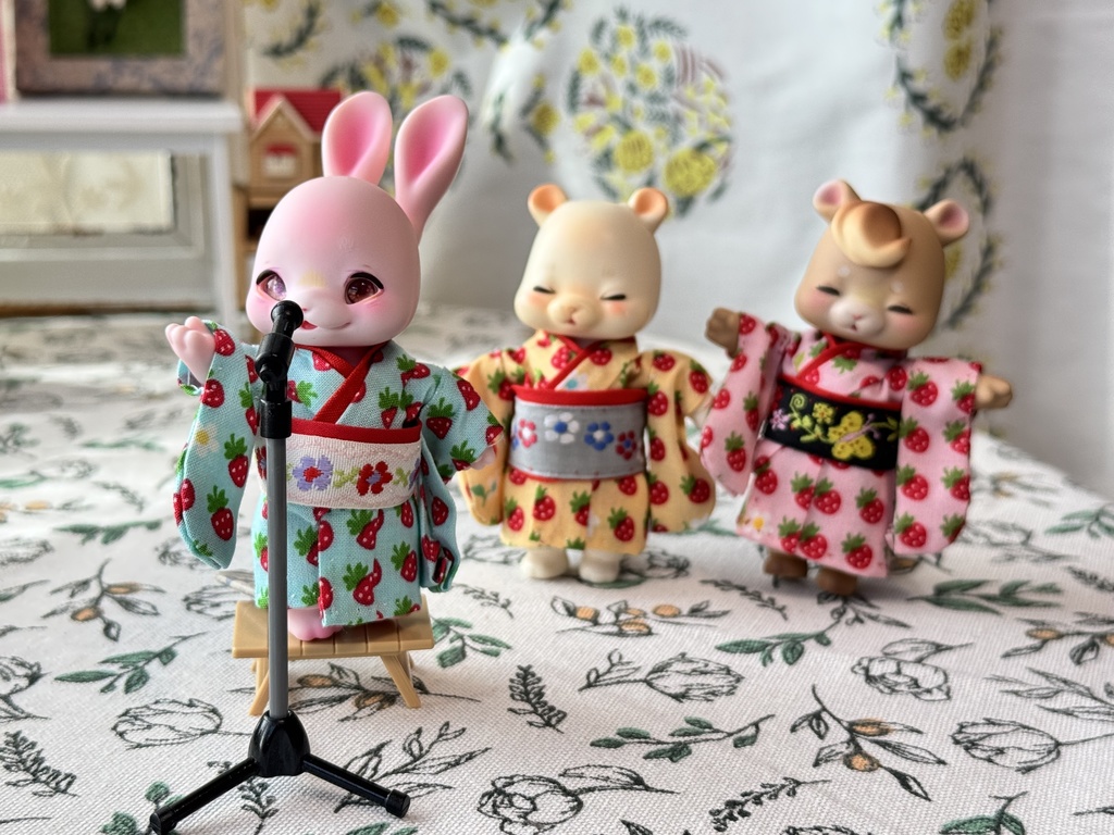 cocoriang kumukuku サイズ いちごお着物