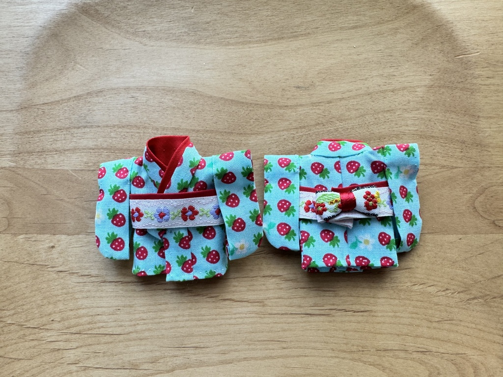 cocoriang kumukuku サイズ いちごお着物