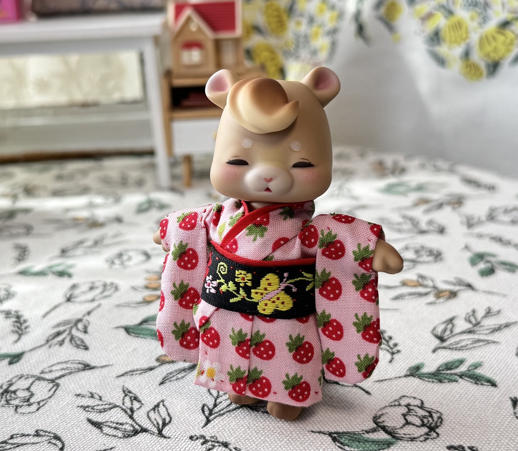 cocoriang kumukuku サイズ いちごお着物