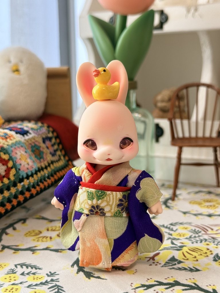 kumukuku cocoriang 正絹古布のお着物と羽織 紫紺