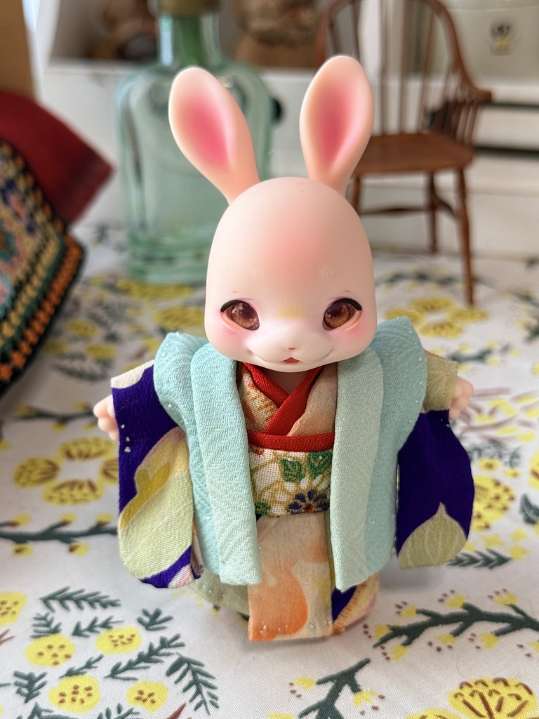 kumukuku cocoriang 正絹古布のお着物と羽織  紫紺