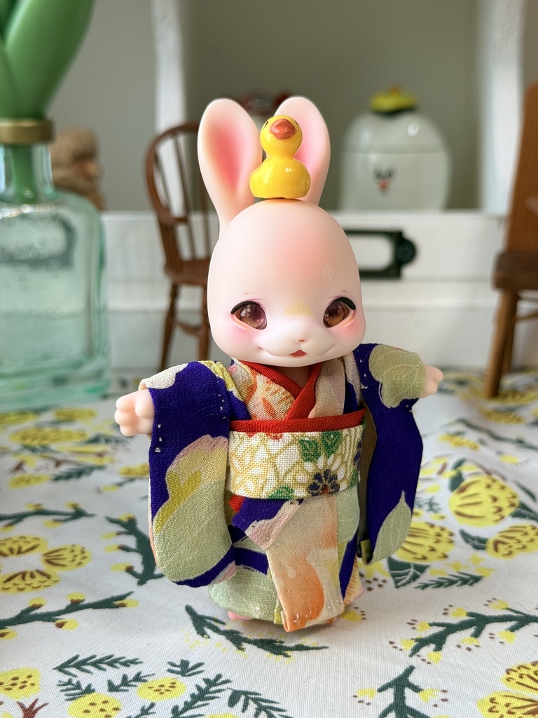 kumukuku cocoriang 正絹古布のお着物と羽織 紫紺