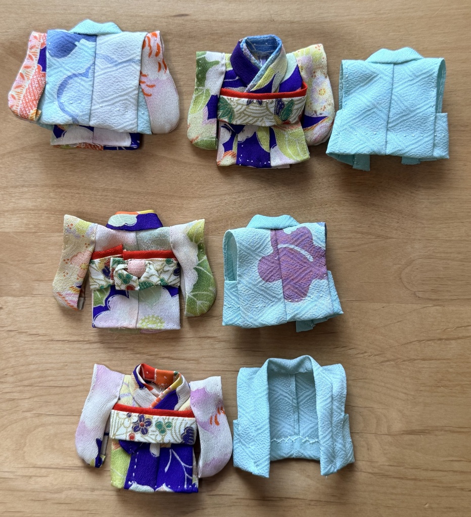 kumukuku cocoriang 正絹古布のお着物と羽織 紫紺