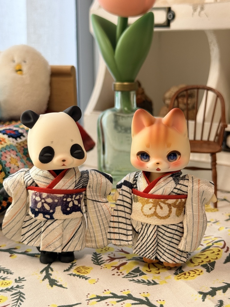 kumukuku cocoriang 正絹 お着物 松葉