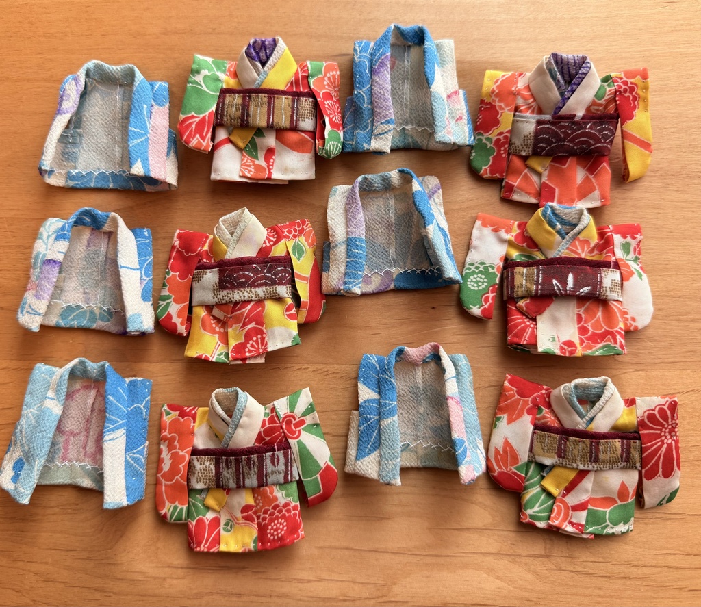 kumukuku cocoriang 正絹古布のお着物と羽織 黄