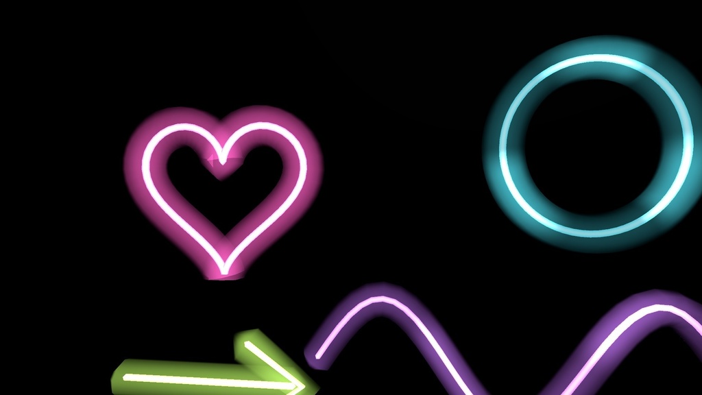 【VRChat】ネオンサインシェーダー 灯 アカリ Akari Neon Sign(ワールド向け)