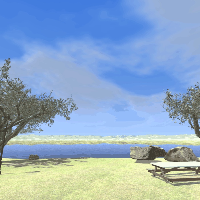 【VRChatワールド用】昼・夕焼け・星空が描ける空「空色」【PC/Quest対応】
