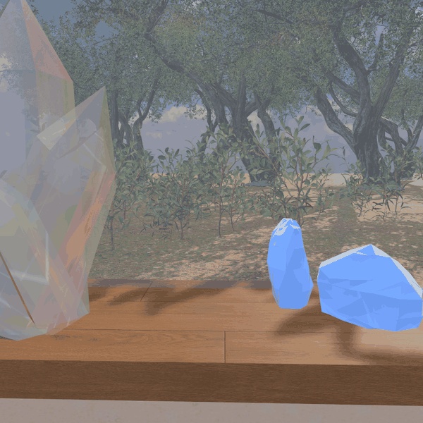 【VRChatワールド用】すりガラス・色ガラス・氷のシェーダー「氷華」【PC/Quest対応】