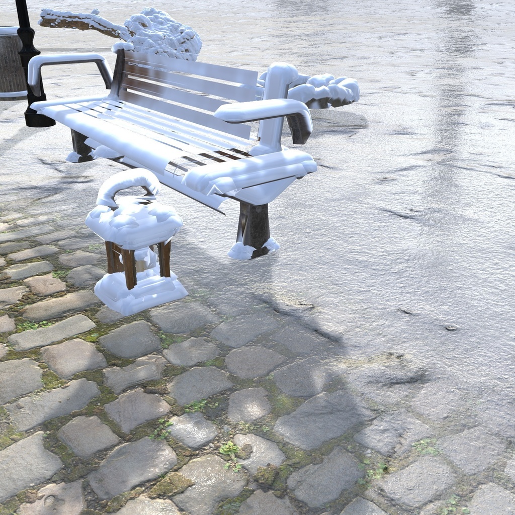 【VRChatワールド用】今あるモデルに雪を積もらせる「雪化粧」【PC/Quest対応】