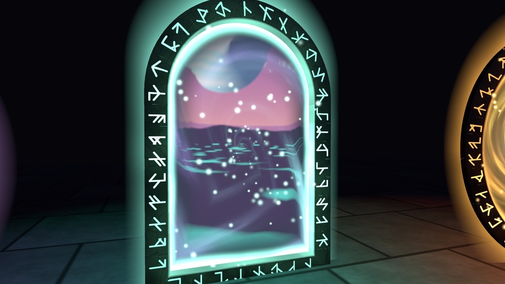 【VRChat】ポータルゲートシェーダー 門 モン Mon Portal Gate(ワールド向け)