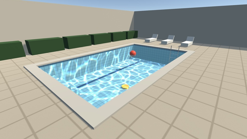 【VRChat】水底の光シェーダー 水紋 ミナモ Minamo Water Caustics(ワールド向け)