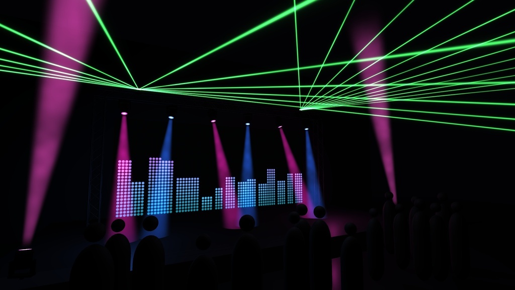 【VRChat】ステージ照明シェーダー 舞台光 ブタイコウ Butaikou Stage Lights(ワールド向け)