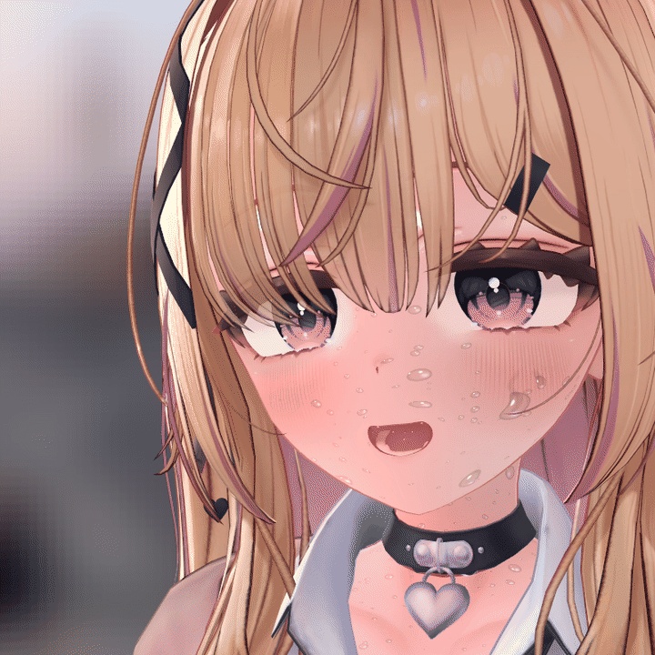 【VRChat・汎用】肌に汗の粒が流れる汗のシェーダー「汗雫」(アバター用・PC)