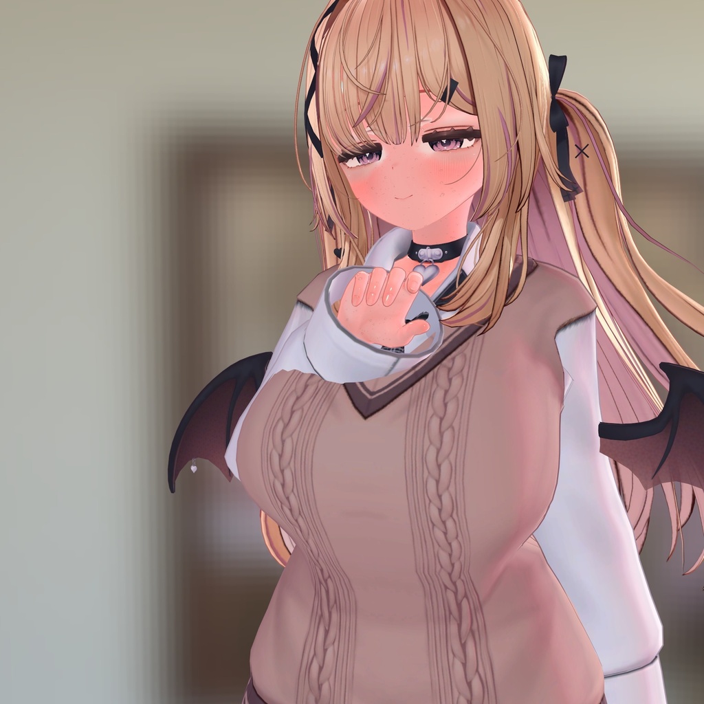 【VRChat・汎用】肌に汗の粒が流れる汗のシェーダー「汗雫」(アバター用・PC)