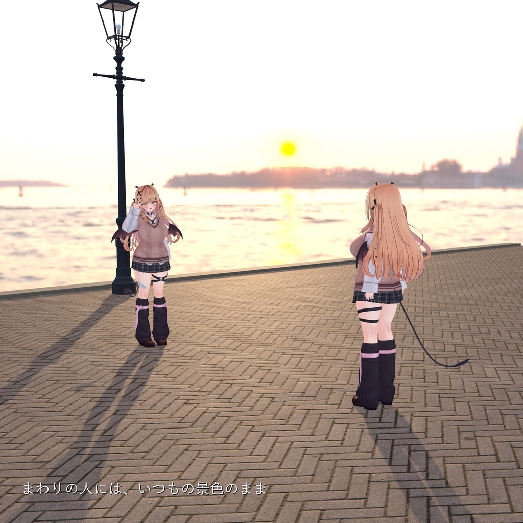 【VRChat・汎用】自分の視界とカメラだけ変わるフィルター「写景」(アバター用・PC)