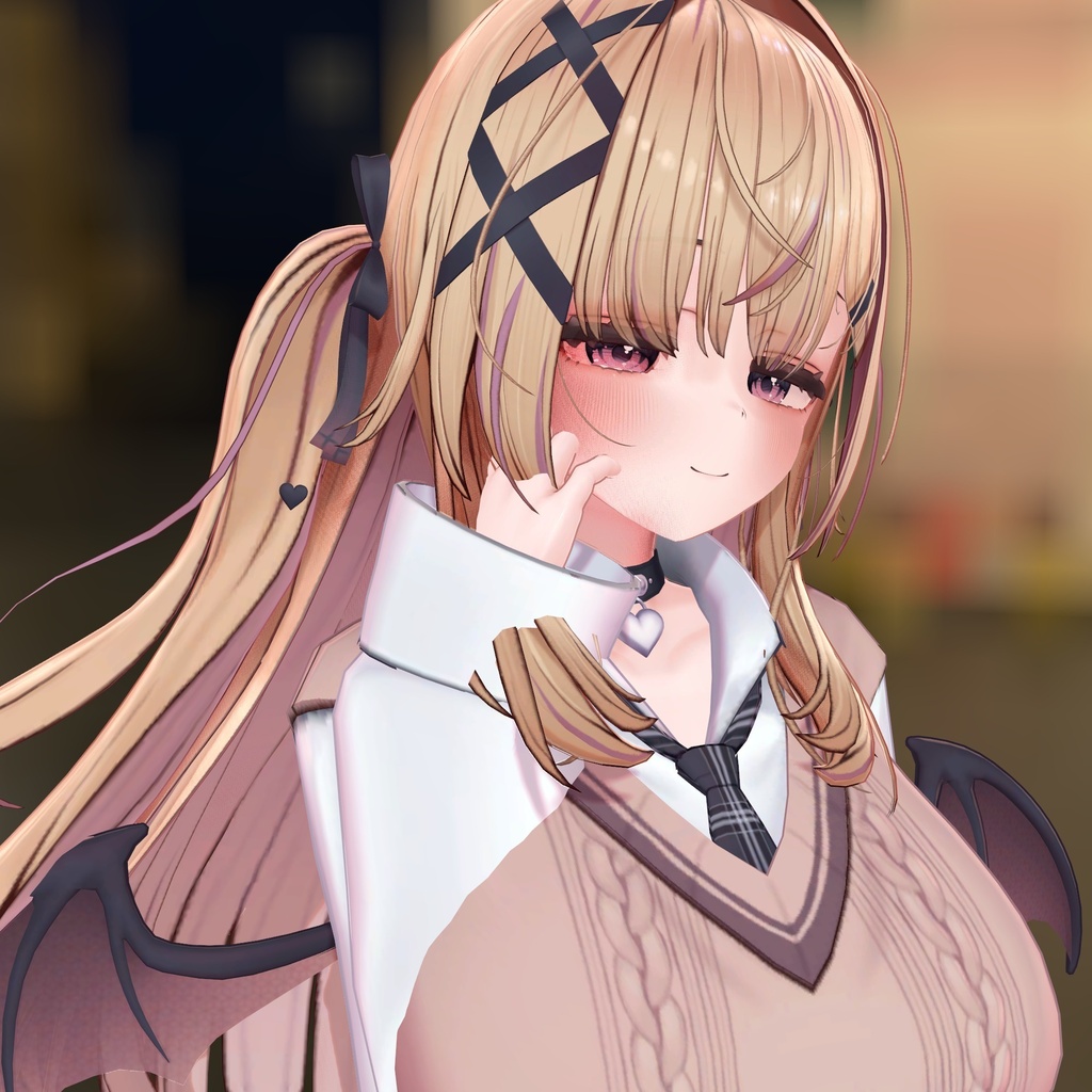 【VRChat・汎用】撫でると影が落ちて赤くなる接触影シェーダー「撫影」(アバター用・PC)