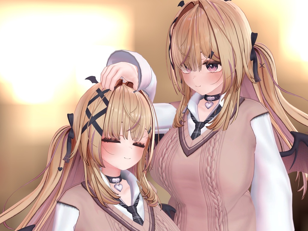 【VRChat・汎用】撫でると影が落ちて赤くなる接触影シェーダー「撫影」(アバター用・PC)