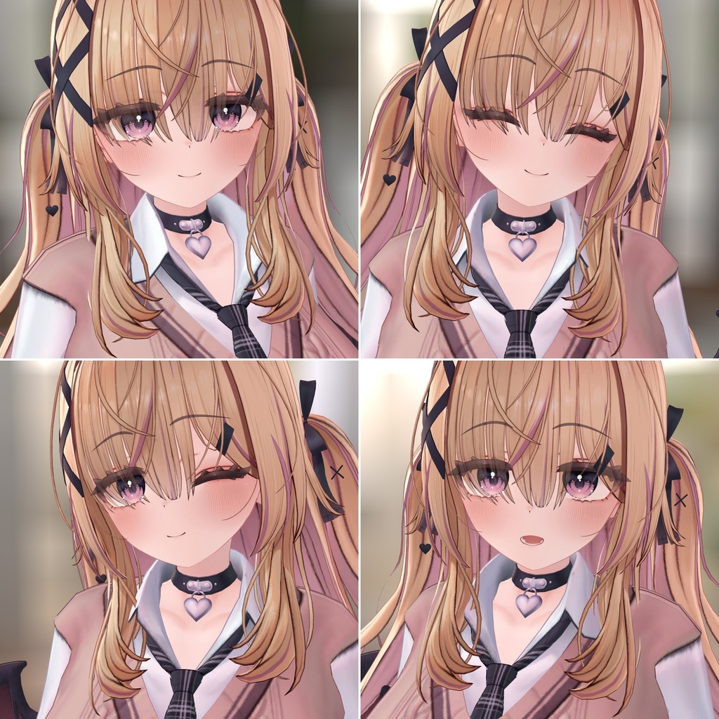 【VRChat・汎用】前髪越しに目が見えるシェーダー「透髪」(アバター用・PC)