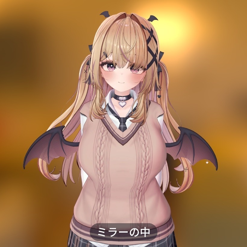 【VRChat・汎用】ミラーと写真で見え方を変える「鏡像」(アバター用・PC)