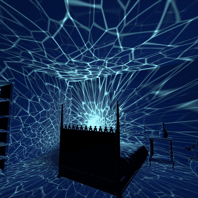 【VRChatワールド用】寝室の天井に星空を映す常夜灯「夜灯」【PC/Quest対応】