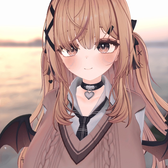【VRChat・汎用】写真に写る時だけ肌がふわっと明るくなる「映肌」(アバター用・PC)