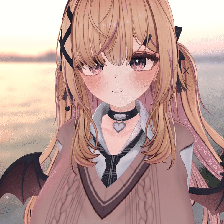 【VRChat・汎用】写真に写る時だけ肌がふわっと明るくなる「映肌」(アバター用・PC)