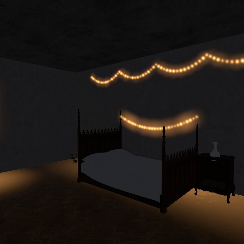 【VRChatワールド用】電飾・提灯・イルミネーション「灯綴」【PC/Quest対応】