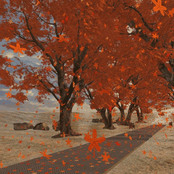 【VRChatワールド用】舞い散る桜・紅葉・雪「花吹雪」【PC/Quest対応】