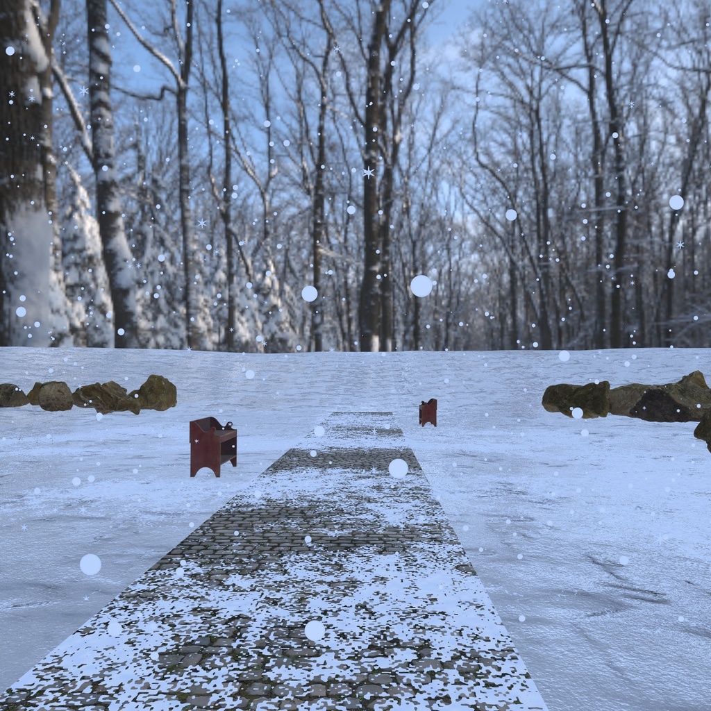 【VRChatワールド用】舞い散る桜・紅葉・雪「花吹雪」【PC/Quest対応】