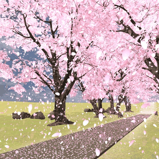 【VRChatワールド用】舞い散る桜・紅葉・雪「花吹雪」【PC/Quest対応】
