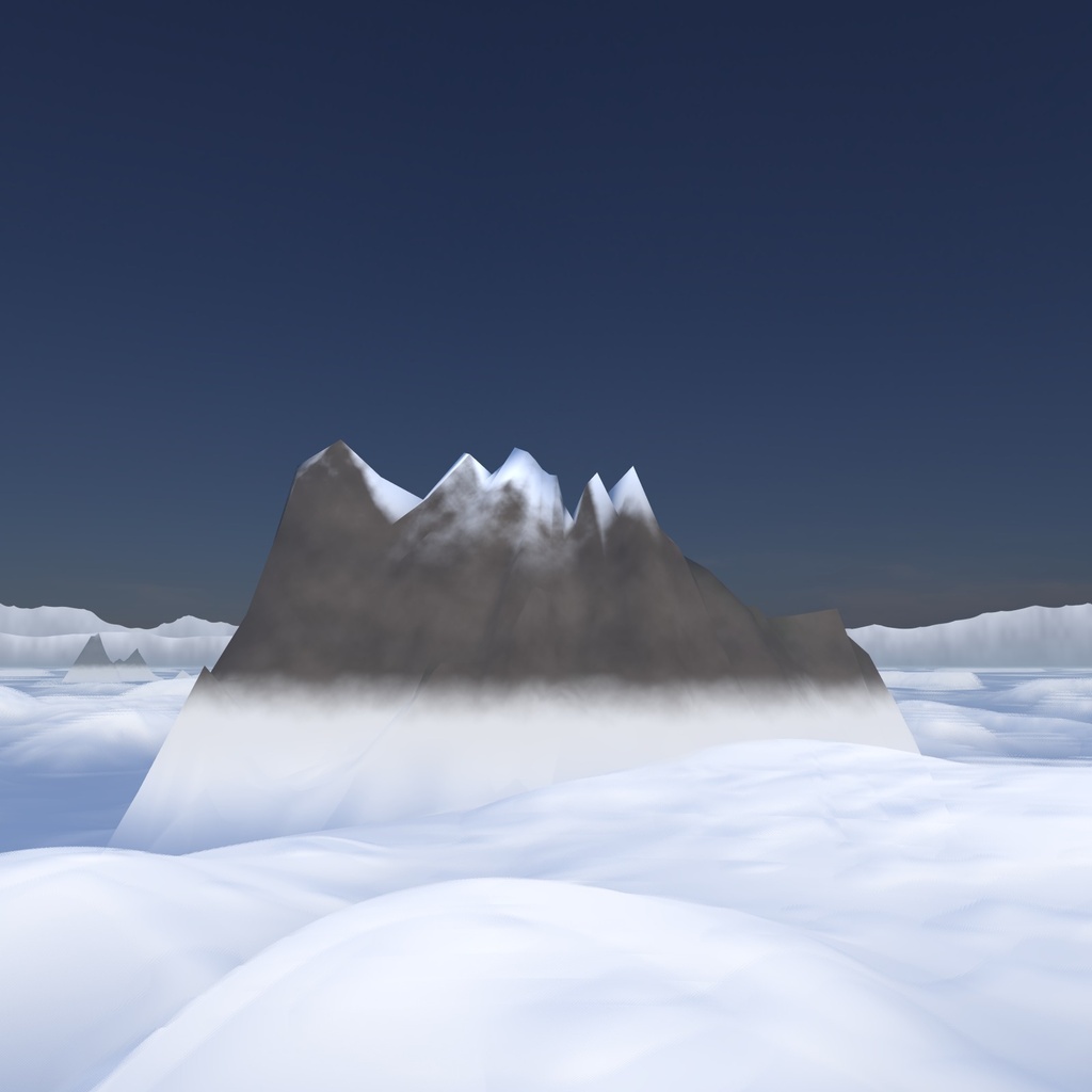【VRChatワールド用】足元に広がる雲の海「雲海」【PC/Quest対応】