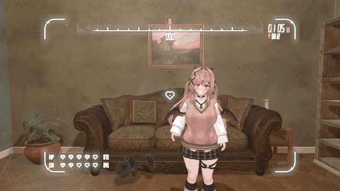 【VRChat・汎用】自分の視界にだけ出るHUD「視界盤」(アバター用・PC)