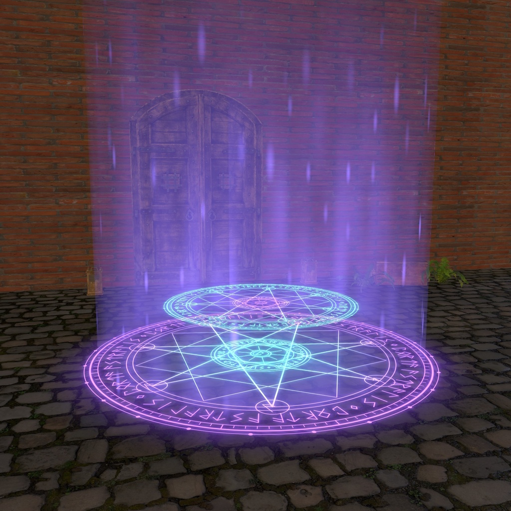 【VRChat・汎用】足元や手元に魔法陣を出す「陣」(アバター用・PC)