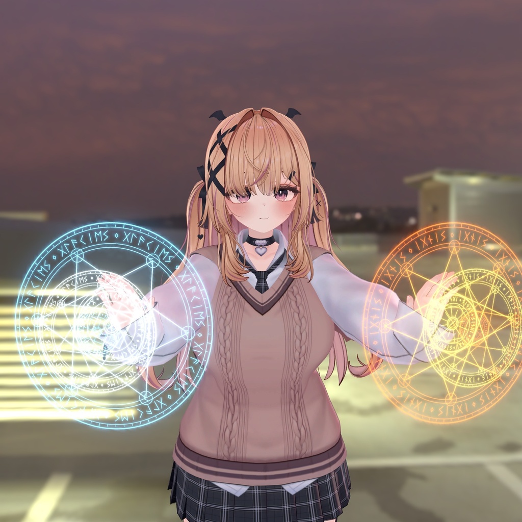 【VRChat・汎用】足元や手元に魔法陣を出す「陣」(アバター用・PC)