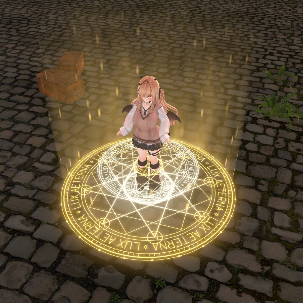 【VRChat・汎用】足元や手元に魔法陣を出す「陣」(アバター用・PC)