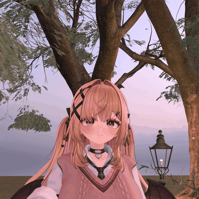 【VRChat・汎用】頭の上に浮かぶ光の輪・天使の輪「光輪」(アバター用・PC)