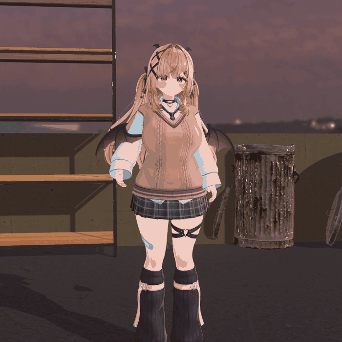 【VRChat・汎用】体がすうっと消える光学迷彩「隠形」(アバター用・PC)