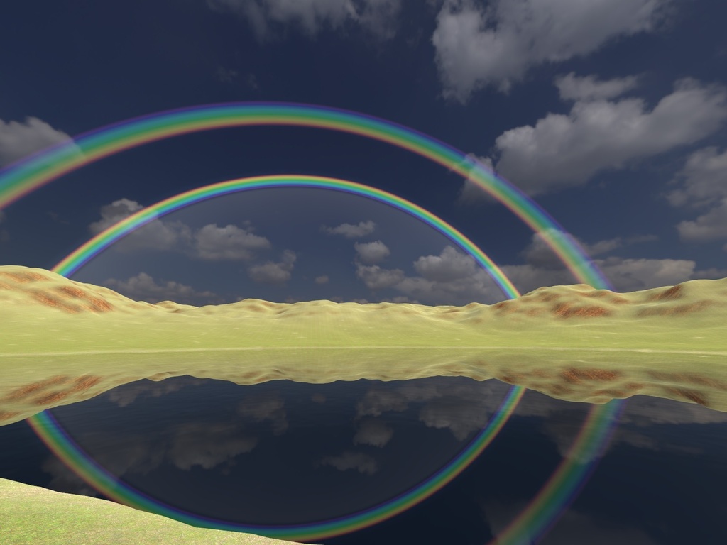 【VRChatワールド用】空に虹・流れ星・彗星を足す「天象」【PC/Quest対応】