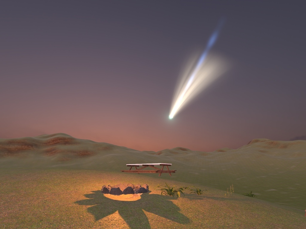 【VRChatワールド用】空に虹・流れ星・彗星を足す「天象」【PC/Quest対応】