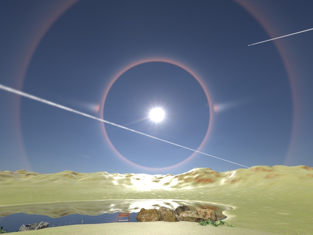 【VRChatワールド用】空に虹・流れ星・彗星を足す「天象」【PC/Quest対応】