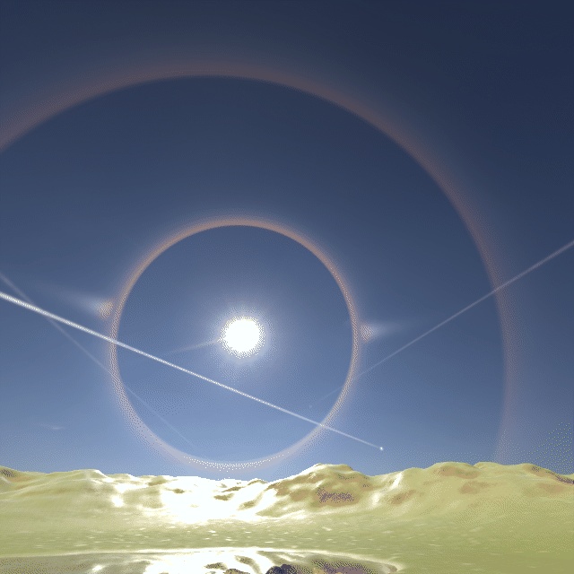 【VRChatワールド用】空に虹・流れ星・彗星を足す「天象」【PC/Quest対応】