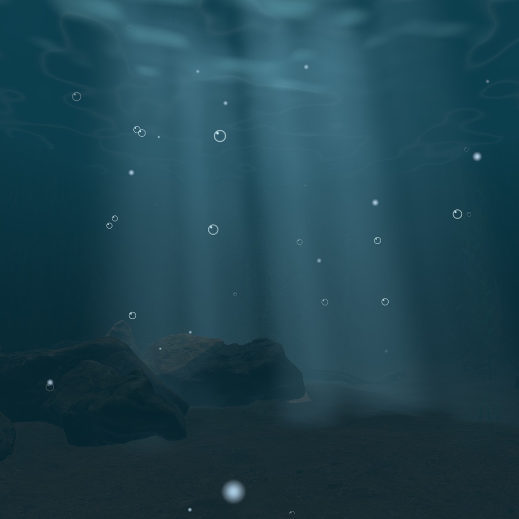 【VRChatワールド用】プール・海に入ると水中になる演出「海中」【PC/Quest対応】