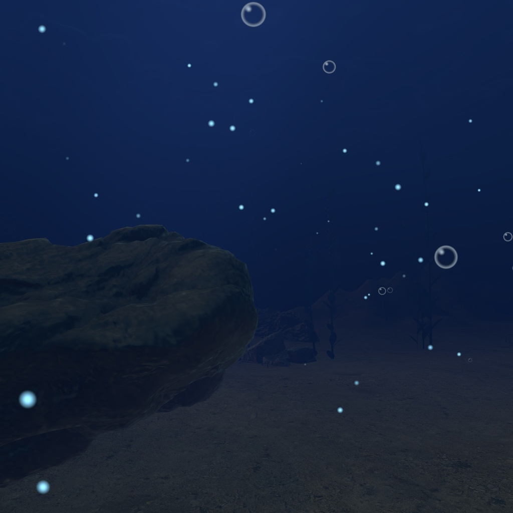 【VRChatワールド用】プール・海に入ると水中になる演出「海中」【PC/Quest対応】