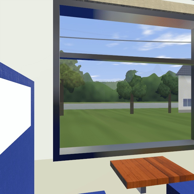 【VRChatワールド用】列車・バス・船の窓の外を流れる景色「車窓」【PC/Quest対応】